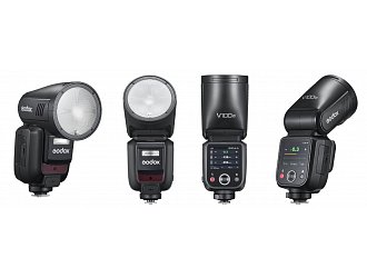 Godox V100 O pre OM System/Panasonic TTL HSS blesk s kruhovou hlavou 100Ws