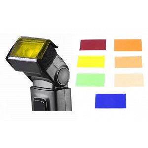 Godox CF-07 sada farebných filtrov pre blesk