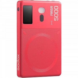 Godox MA5R RGB LED svetlo Powerbank červené