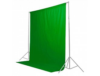 Fotografické pozadie 2x3m zelené bavlna