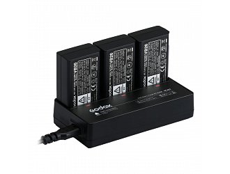 Godox VC26T nabíjačka pre 3 batérie Godox VB26 VB30