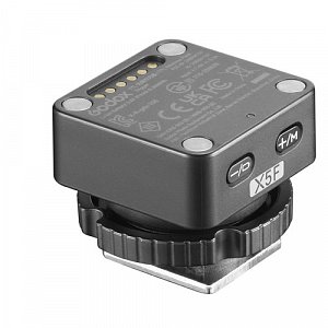 Godox X5 F TTL Fujifilm vysielač a hot shoe pätica pre iT32