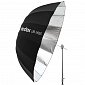 Godox UB-165S 165cm parabolický odrazný dáždnik strieborný