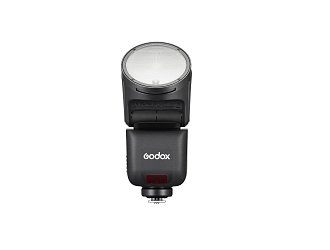 Godox V1 mid F pre Fujifilm TTL HSS blesk s kruhovou hlavou