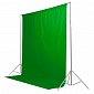 Fotografické pozadie 2x3m zelené bavlna