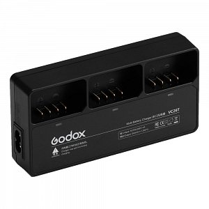 Godox VC26T nabíjačka pre 3 batérie Godox VB26 VB30