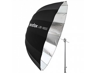 Godox UB-165S 165cm parabolický odrazný dáždnik strieborný