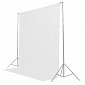 Fotografické pozadie 2x3m biele bavlna