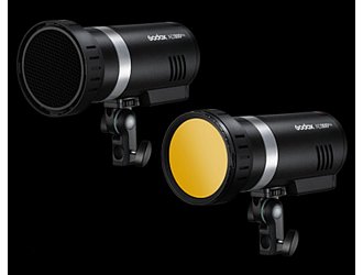 Godox BD-10 klapky  s farebnými filtrami a voštinou