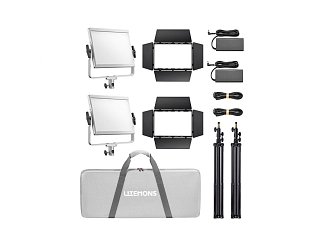 Godox Litemons LP400R Kit2 RGB LED Panel s klapkami 2x38W