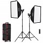 Godox SL100Bi Kit sada dvoch svetiel s príslušenstvom a kufrom