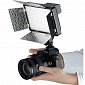 Godox LF308Bi LED svetlo/blesk s klapkami Bi-Color
