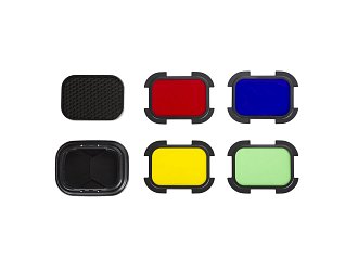 Godox BD-07II klapky s voštinou a filtrami pre AD200ProII